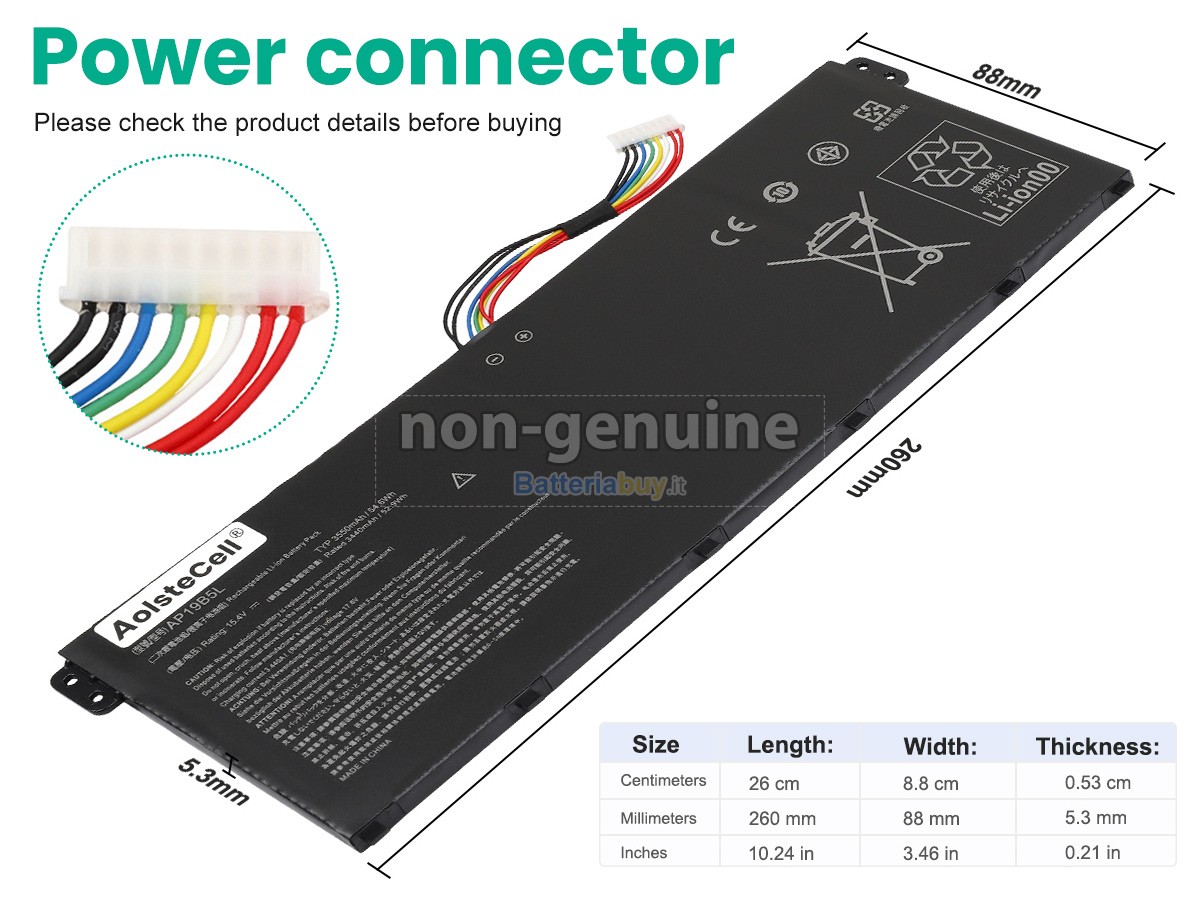 Batteria per Acer Aspire 3 A315-58-59WQ