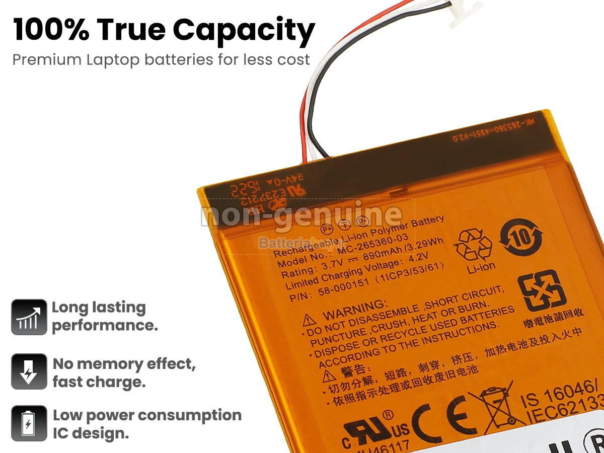 Batteria per Amazon KINDLE 7TH GENERATION