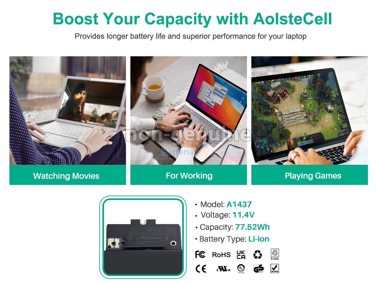 Batteria per Apple MD212LL/A