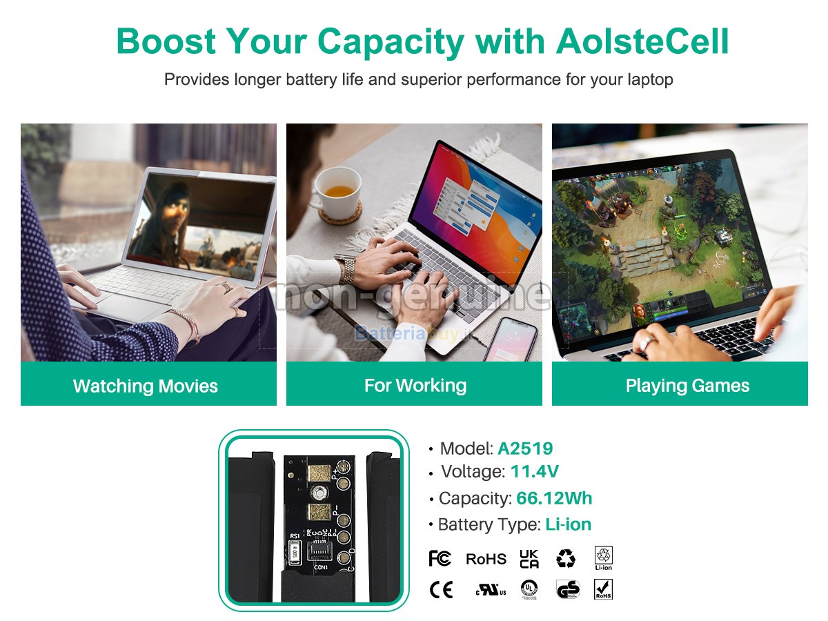 Batteria per Apple MKGR3LL/A*