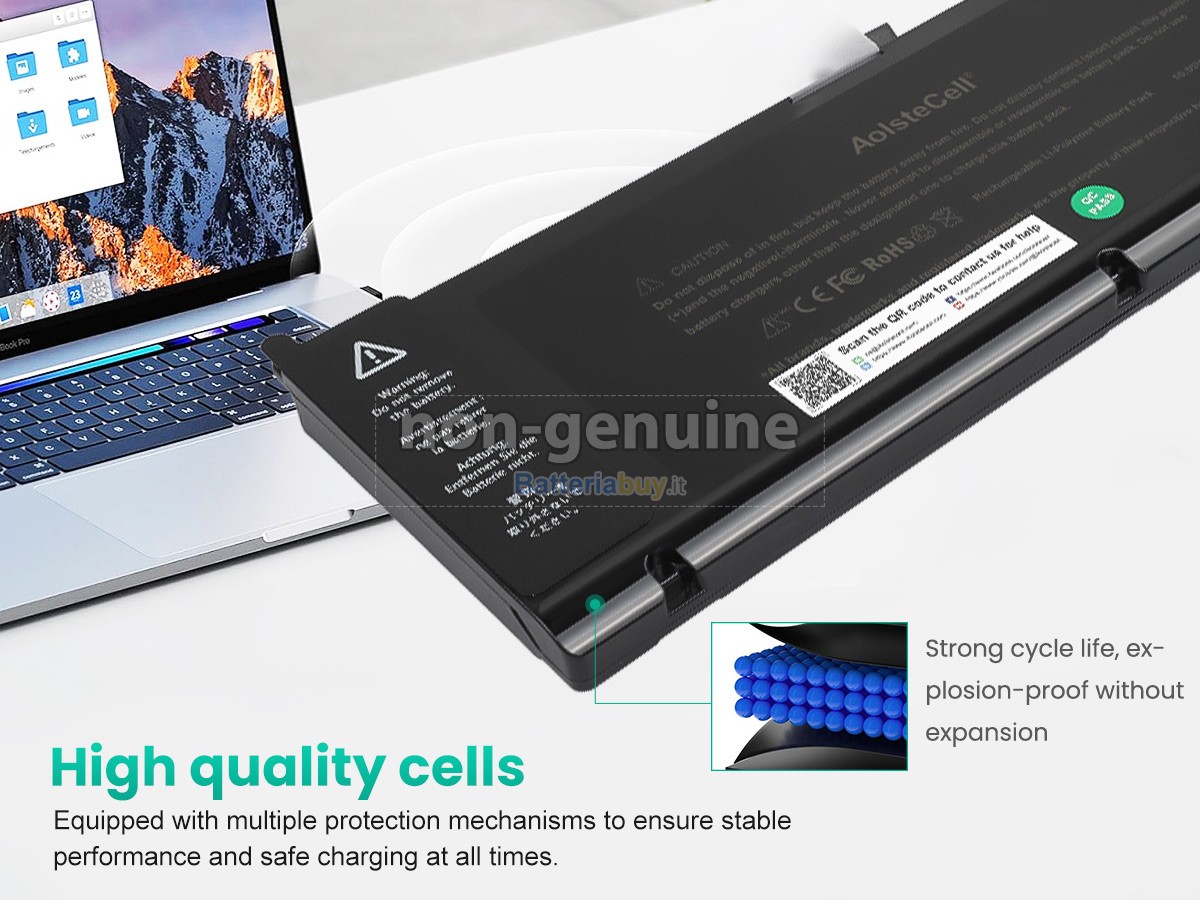 Batteria per Apple MacBook Pro Core 2 DUO 3.06GHZ 15.4 inch A1286(EMC 2325*)