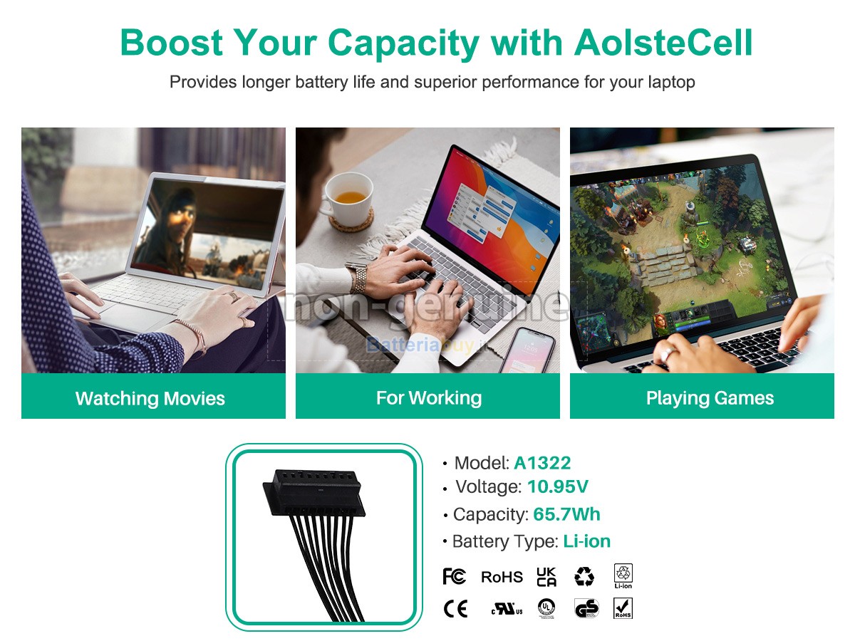 Batteria per Apple A1278 EMC 2326