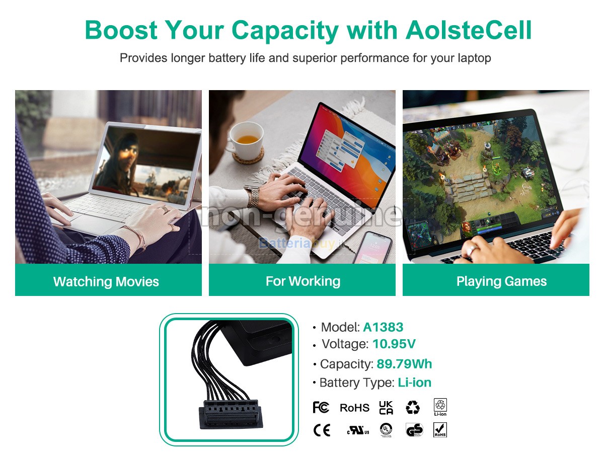 Batteria per Apple MD311LL/A*