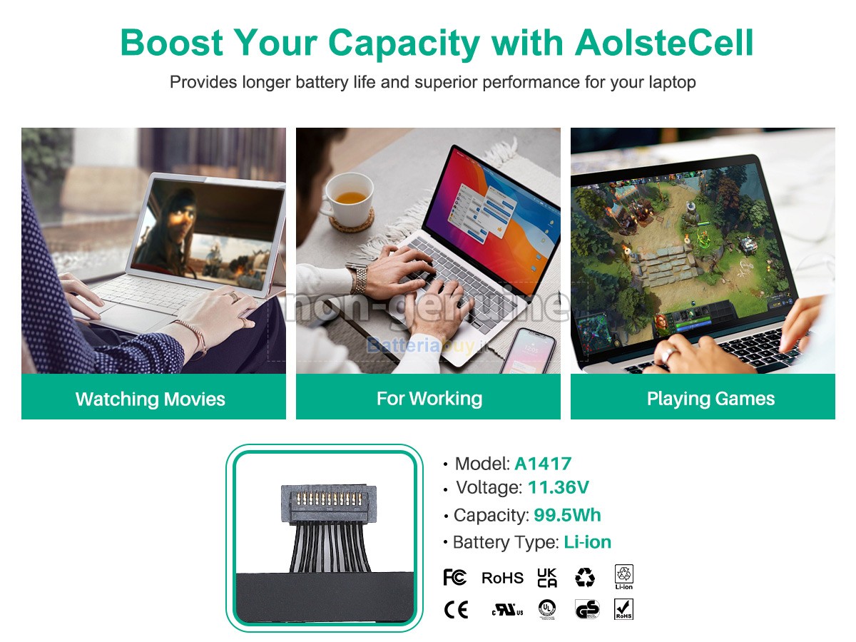 Batteria per Apple A1417