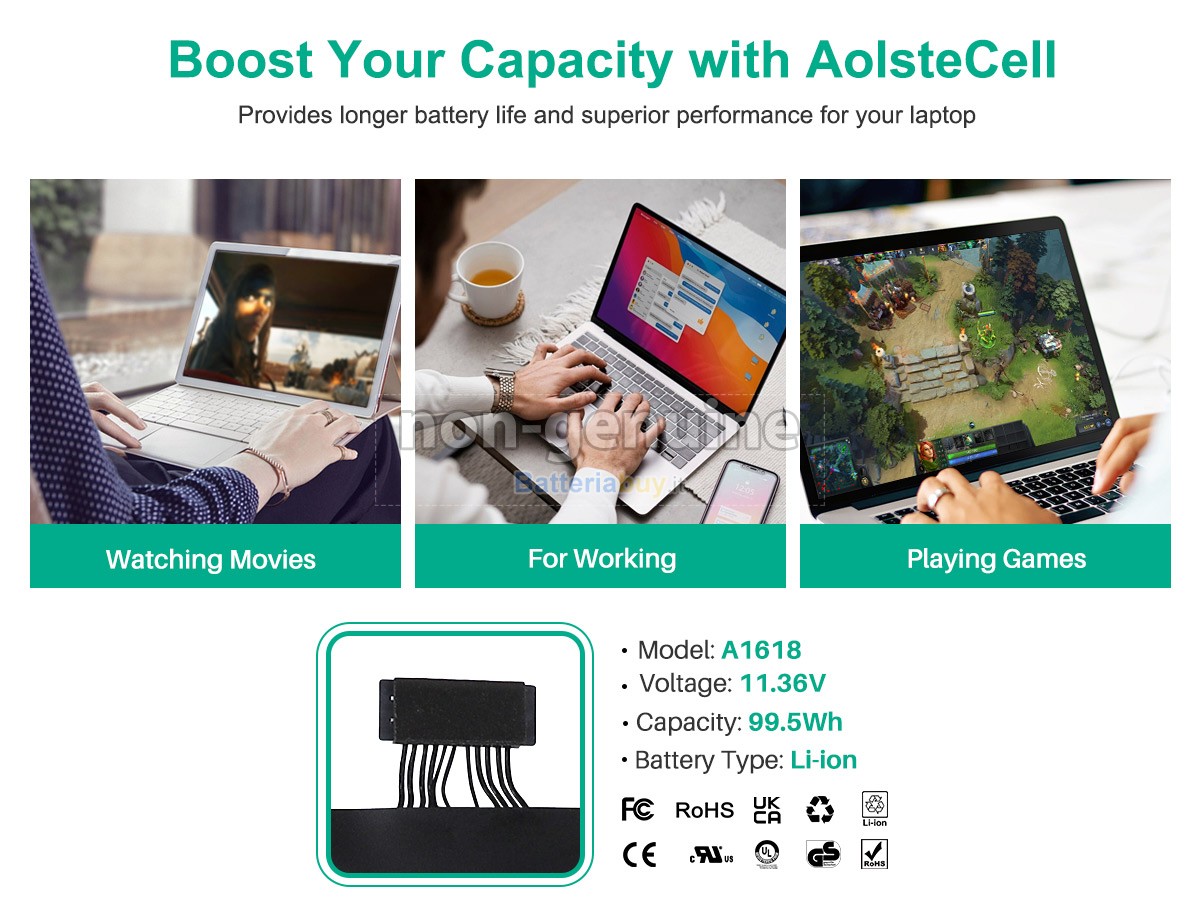 Batteria per Apple A1618