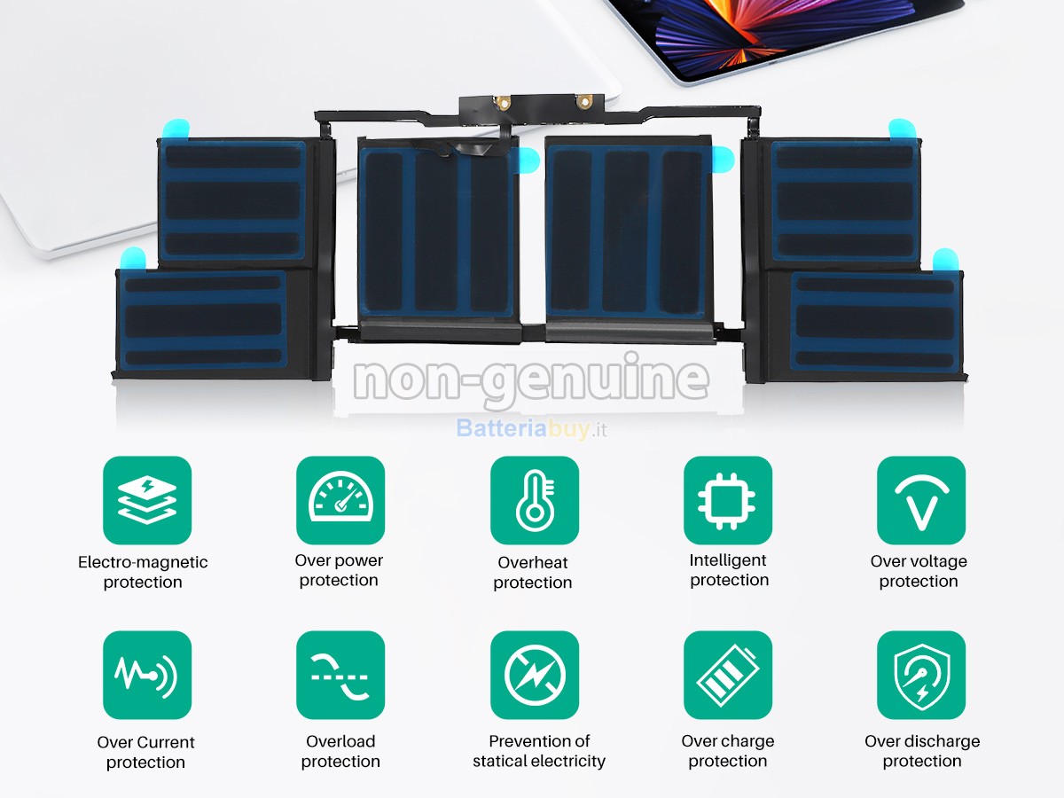 Batteria per Apple MacBook Pro Core I7 2.8 15 inch TOUCH A1707(Mid 2017)