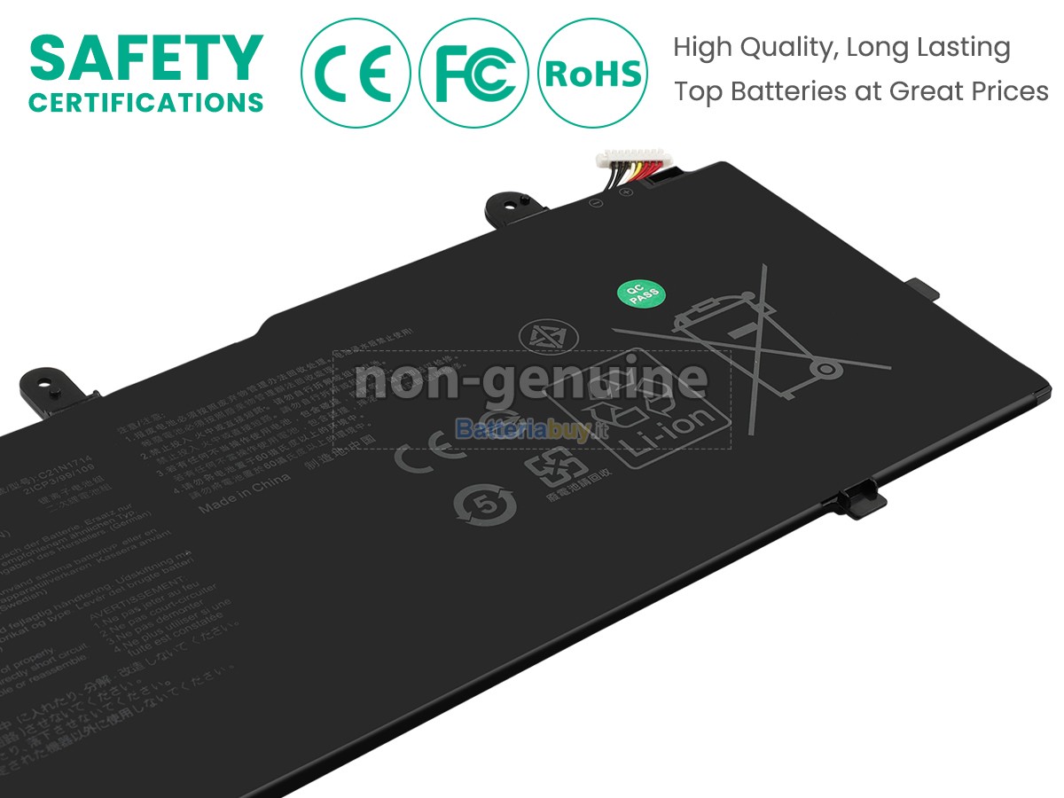 Batteria per Asus C21N1714
