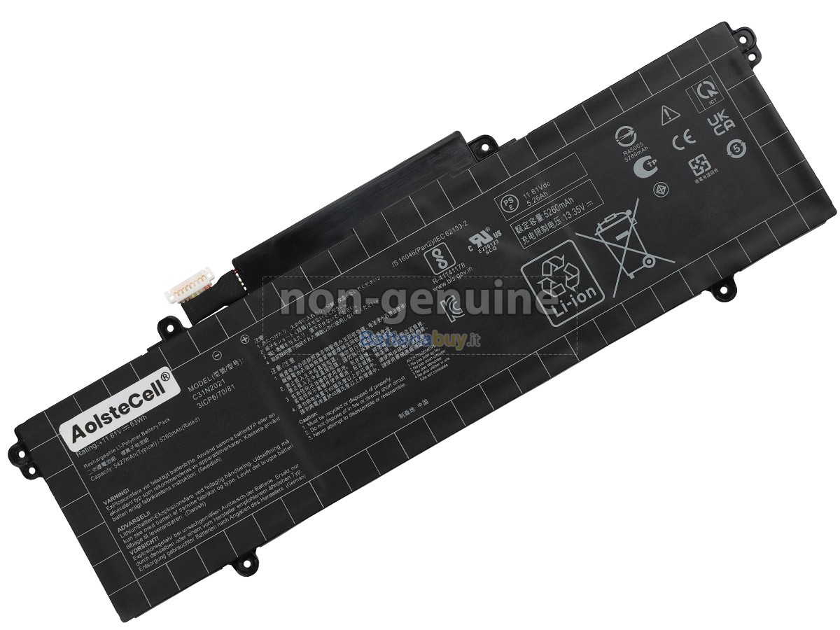 Batteria per Asus C31N2021