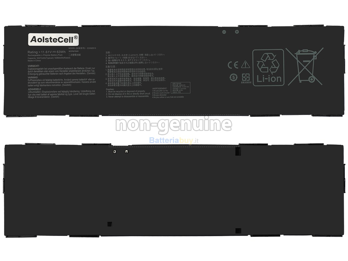 Batteria per Asus C31N2313