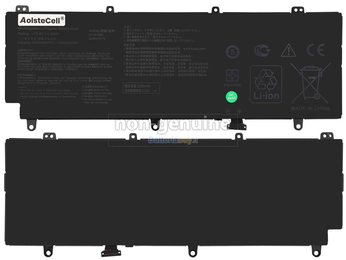 Batteria per Asus C41N1805