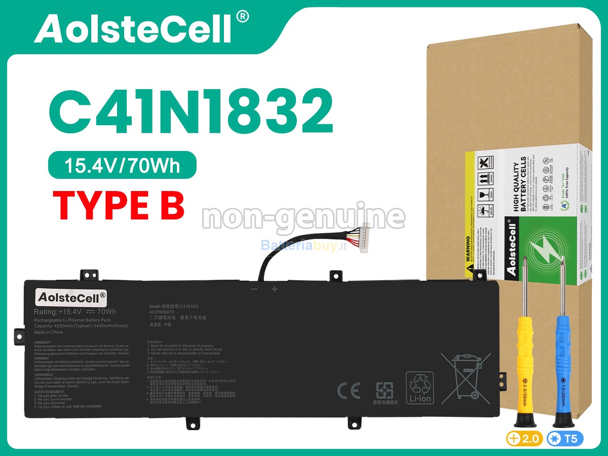 Batteria per Asus C31N1831