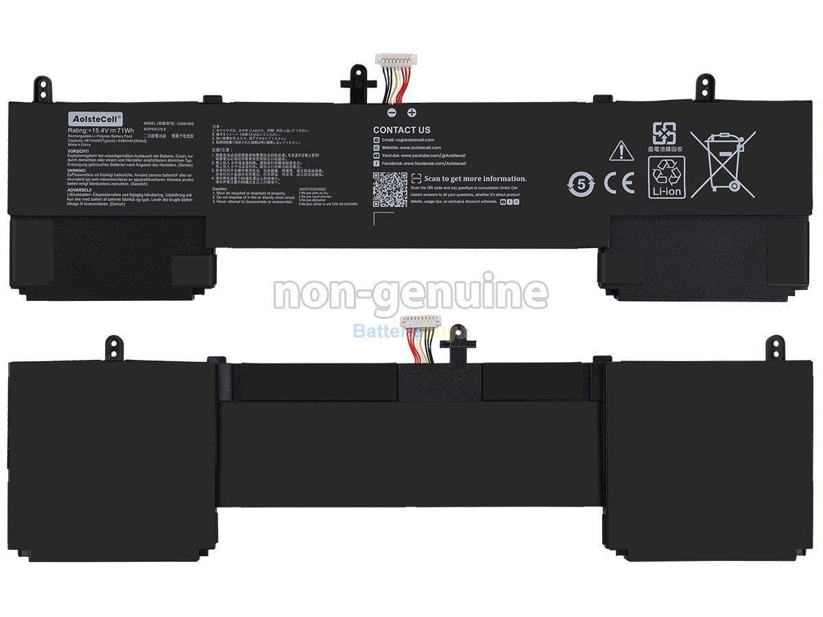 Batteria per Asus ZenBook 15 UX534FA