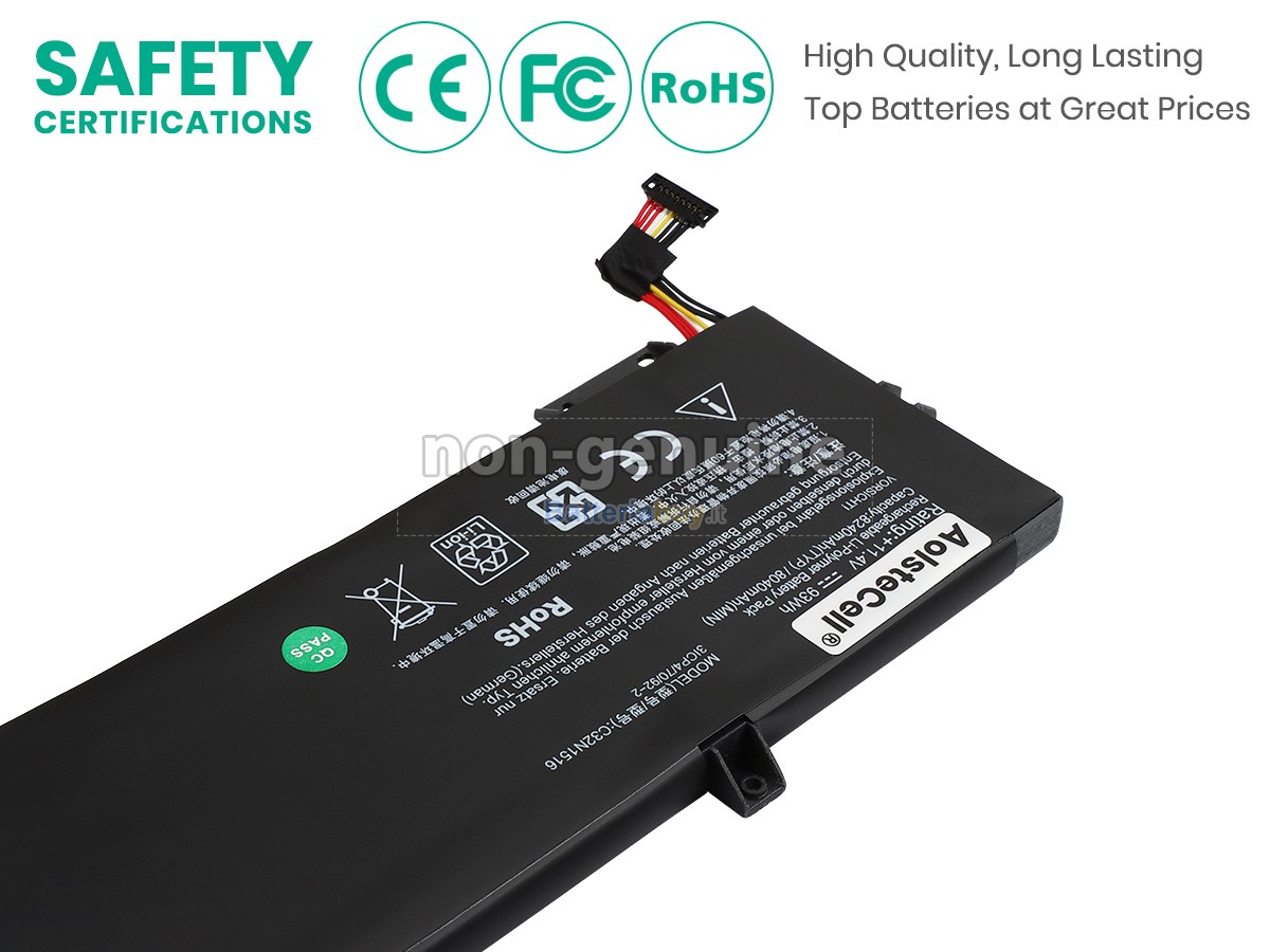 Batteria per Asus Rog G701VIK-GB054T