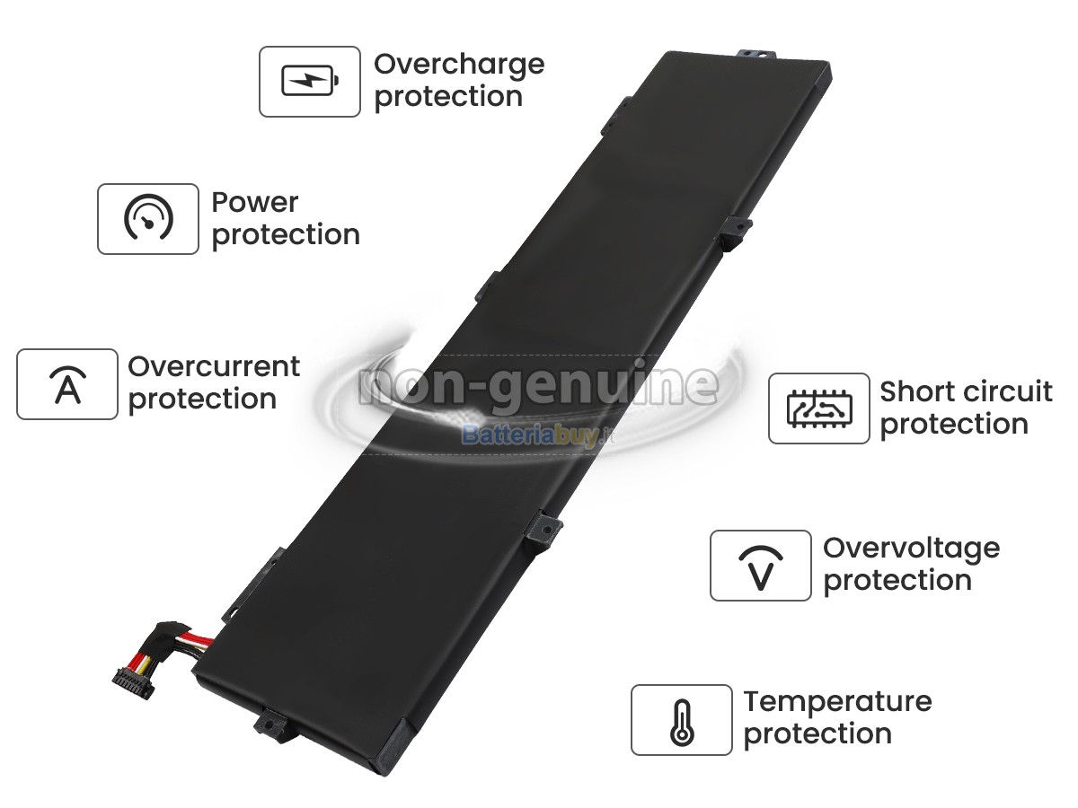 Batteria per Asus Rog G701VIK-GB054T