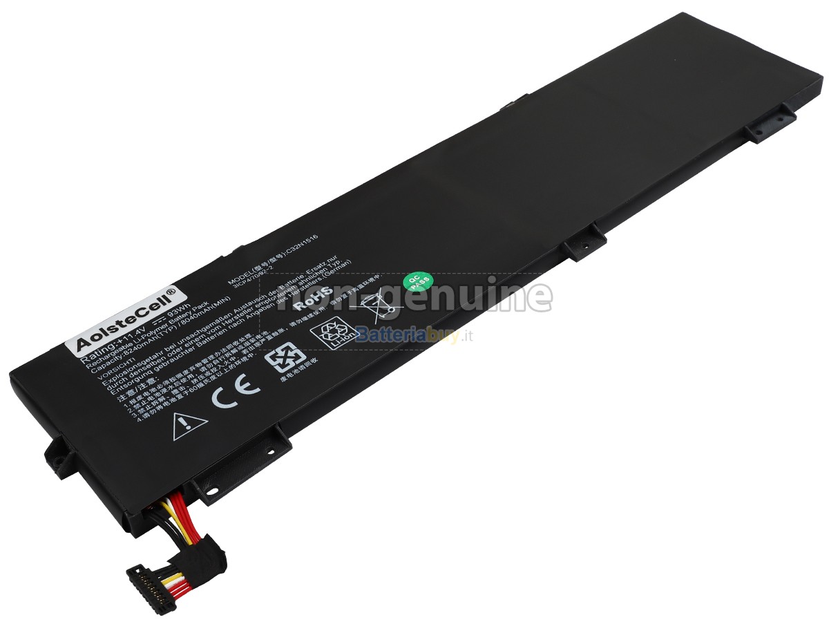 Batteria per Asus Rog G701VIK-GB054T