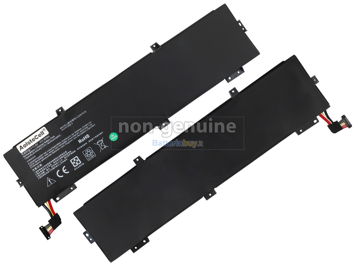Batteria per Asus Rog G701VIK-GB054T