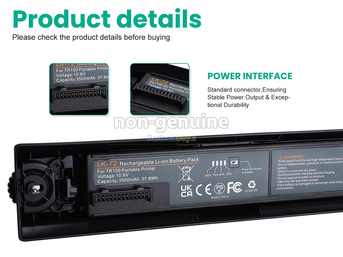 Batteria per Canon K30382