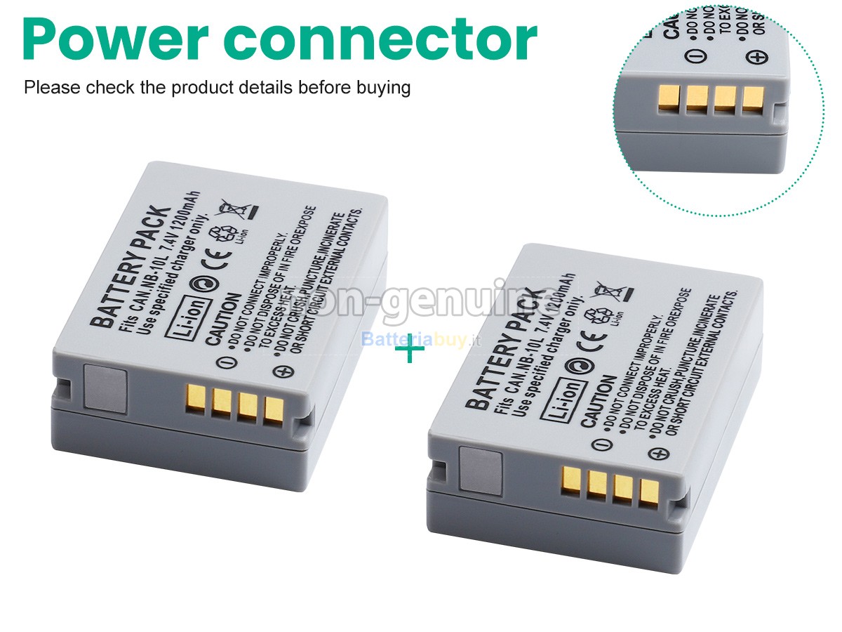 Batteria per Canon NB-10L