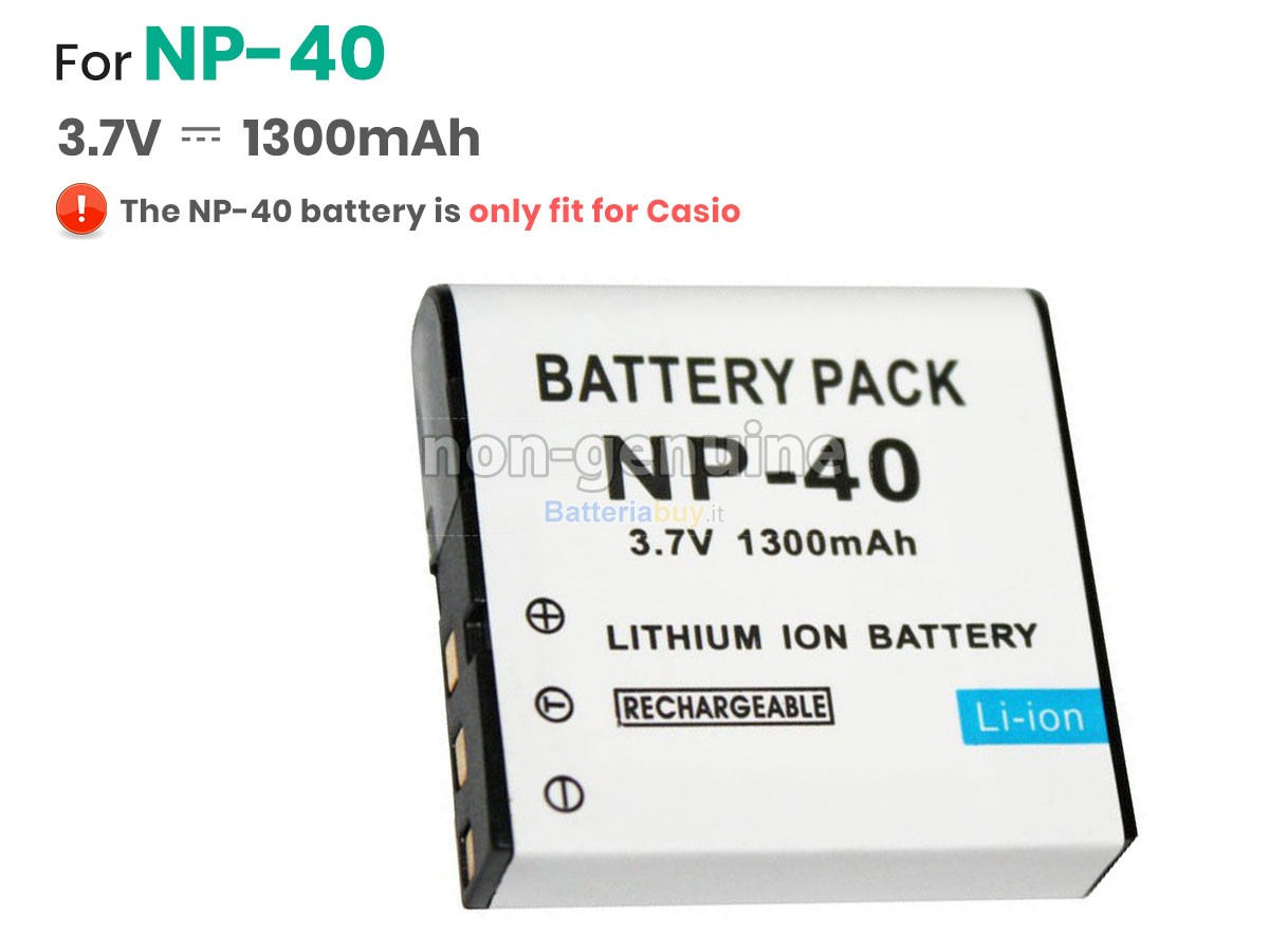 Batteria per Casio CNP40