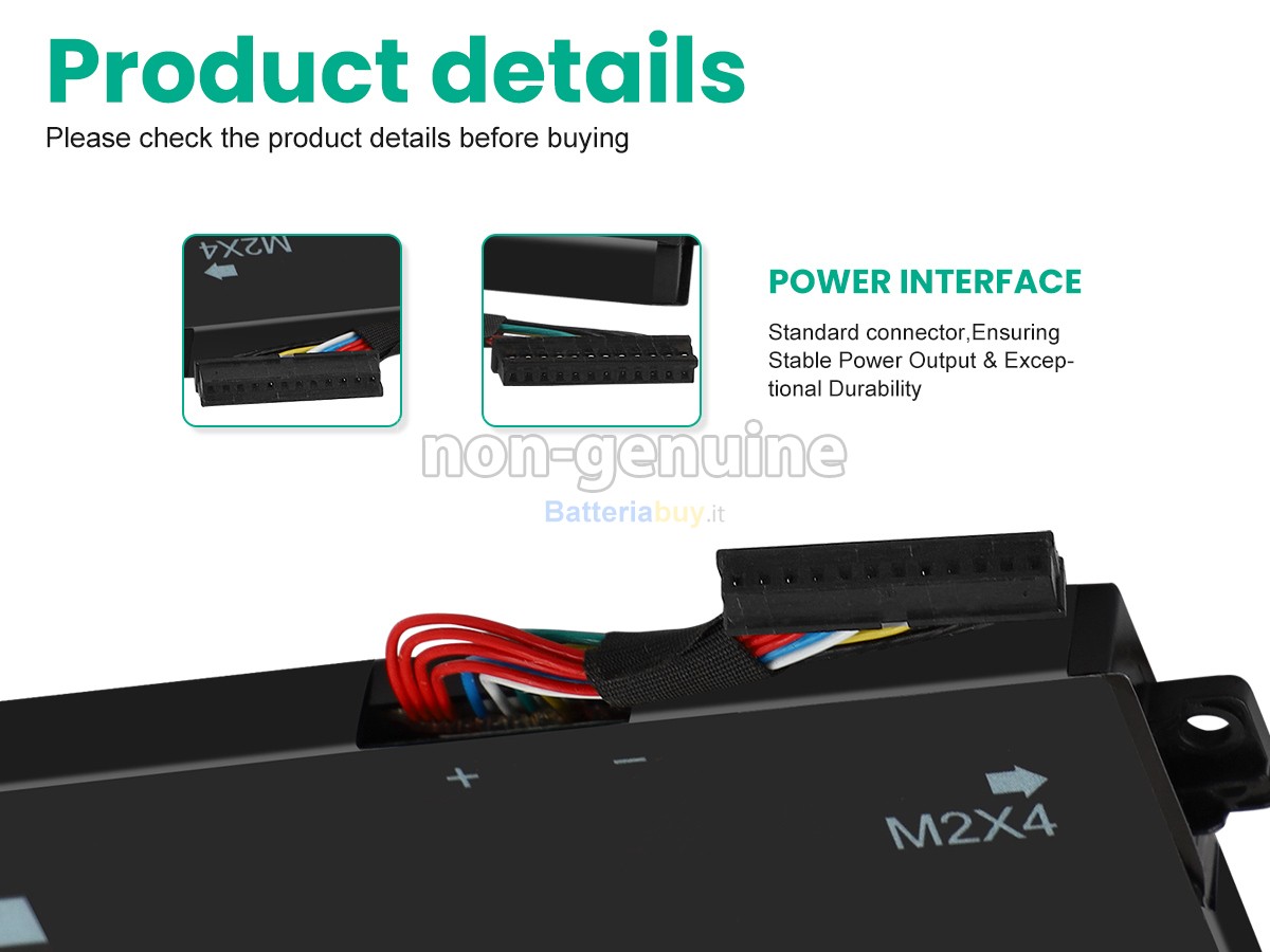 Batteria per Dell 0W62W6