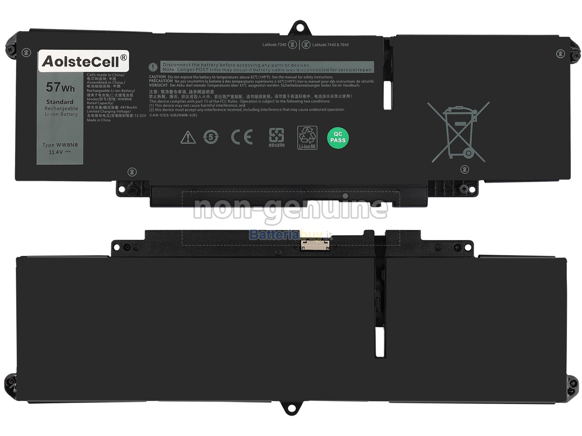 Batteria per Dell P126F001