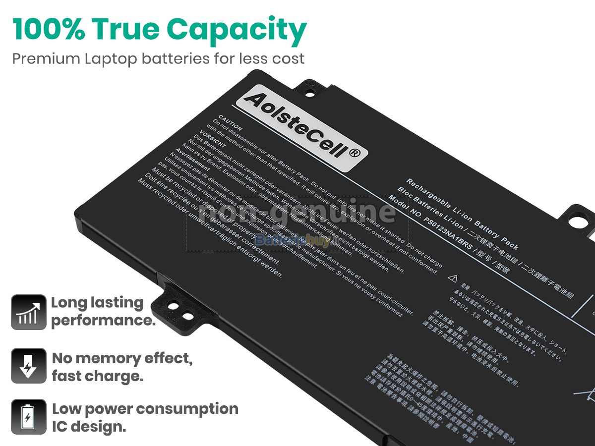 Batteria per Dynabook PS0123NA1BRS