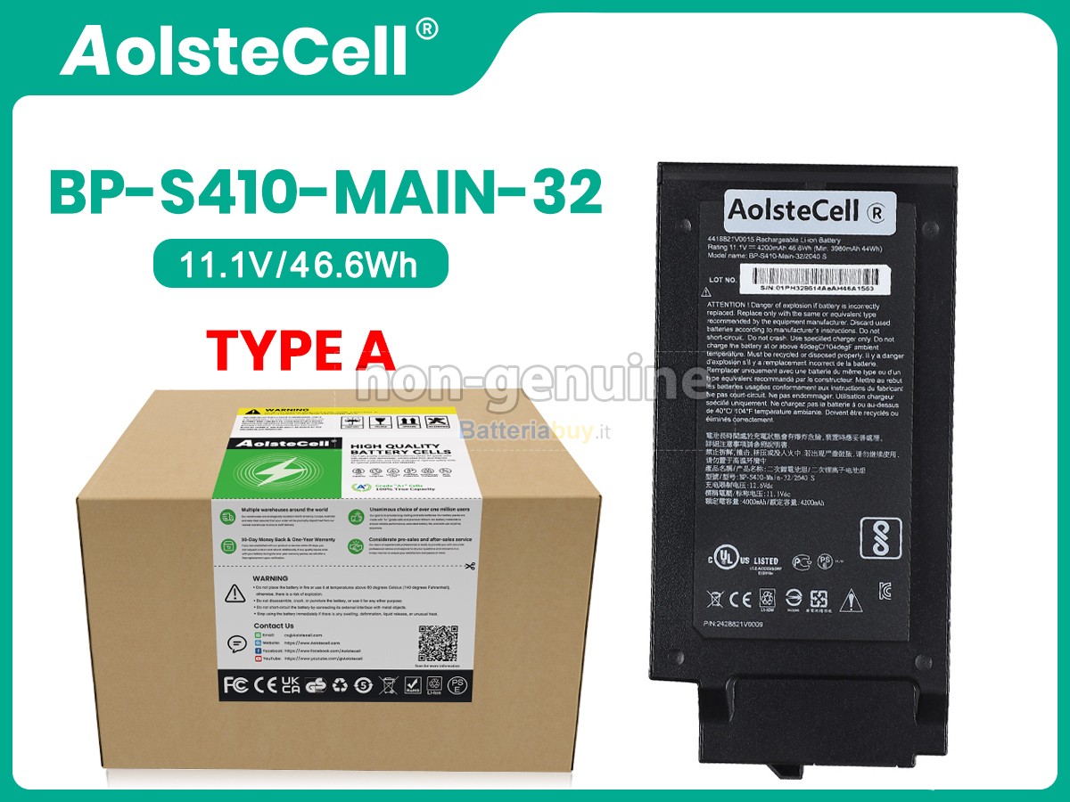 Batteria per Getac S410