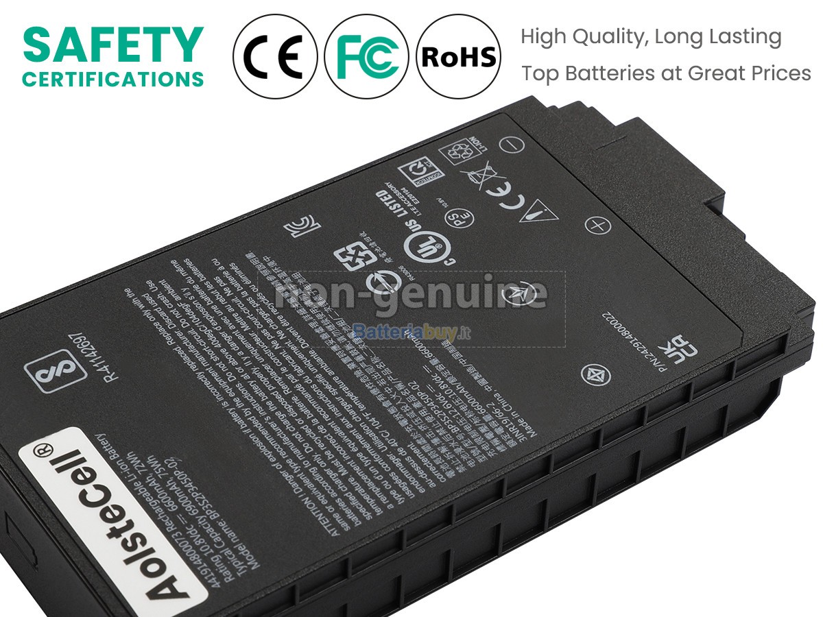 Batteria per Getac 242128700001