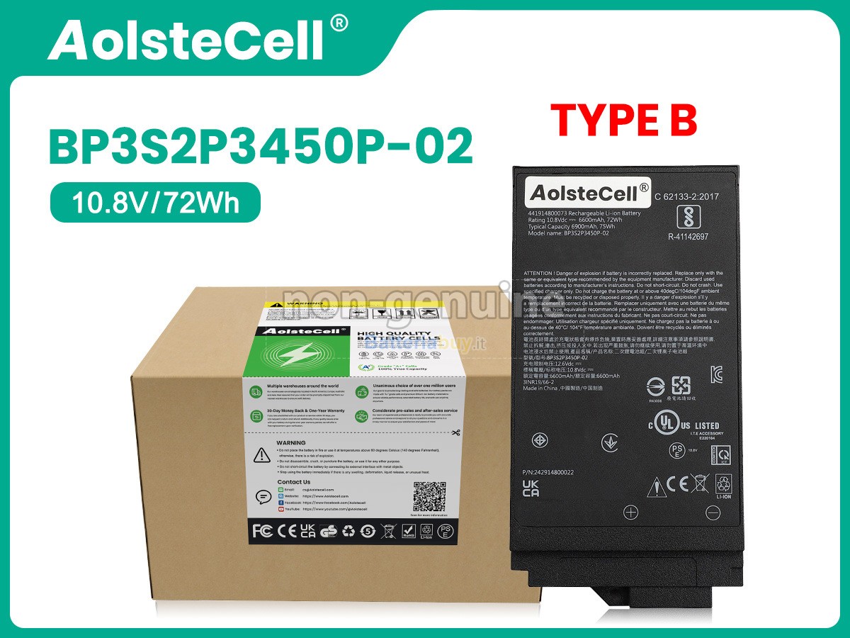 Batteria per Getac S410