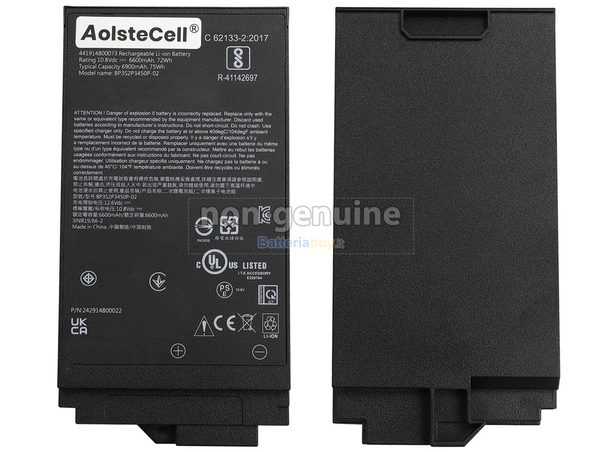 Batteria per Getac S410