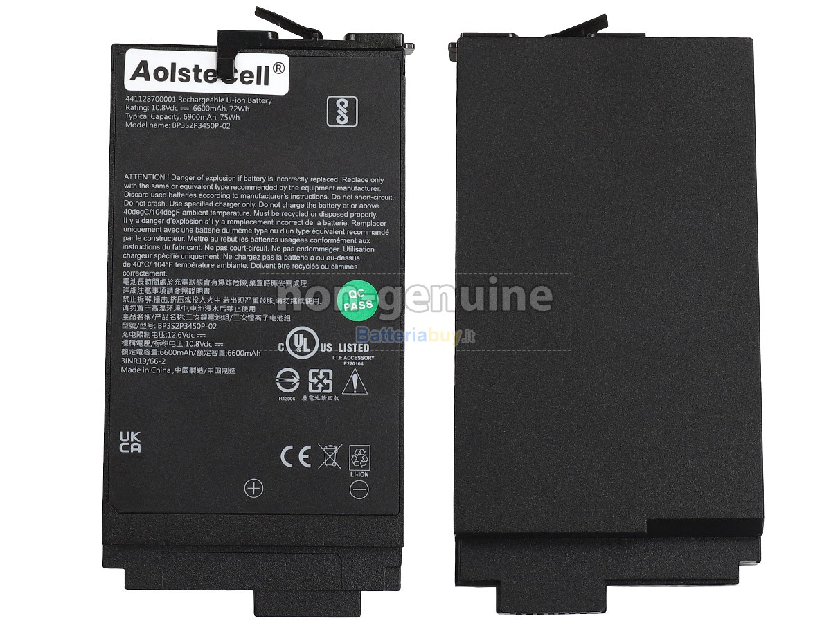 Batteria per Getac 242128700001
