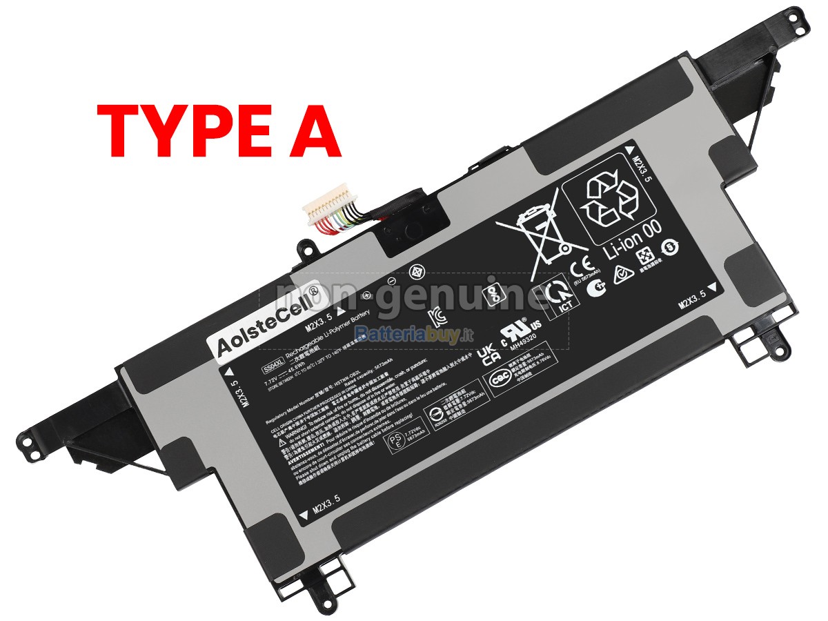 Batteria per HP Elite DRAGONFLY G3 6T1G2EA