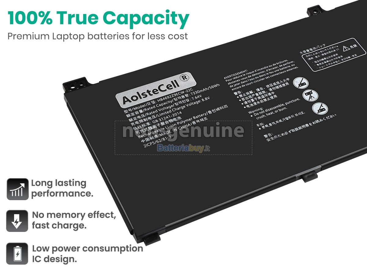 Batteria per Huawei MATEBOOK D 14 (2020)