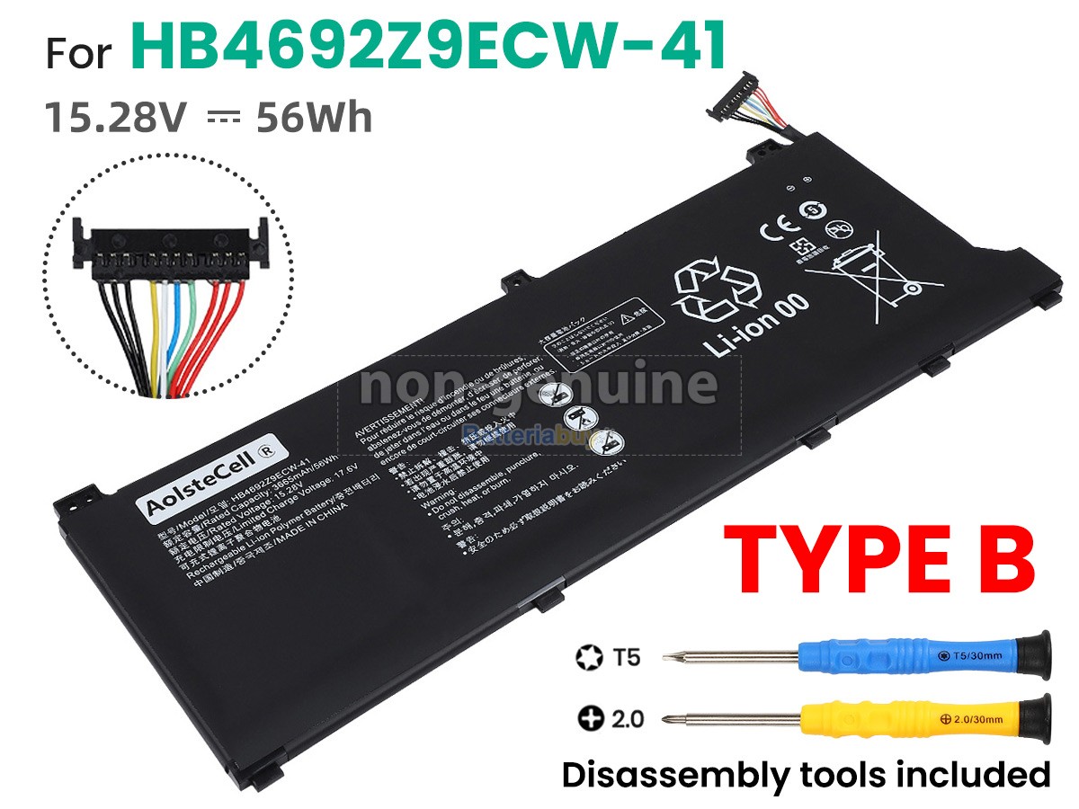 Batteria per Huawei MATEBOOK D 14 (2020)