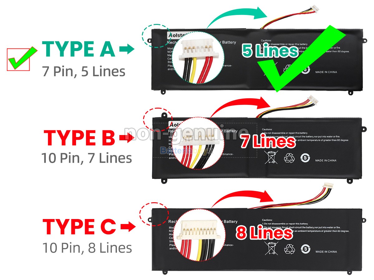 Batteria per Jumper 5080270P
