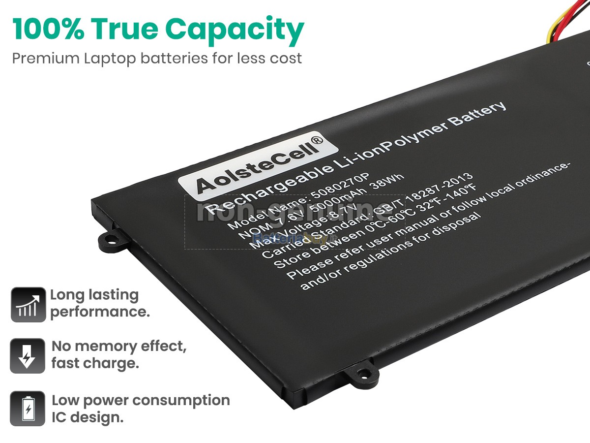 Batteria per Jumper 5080270P