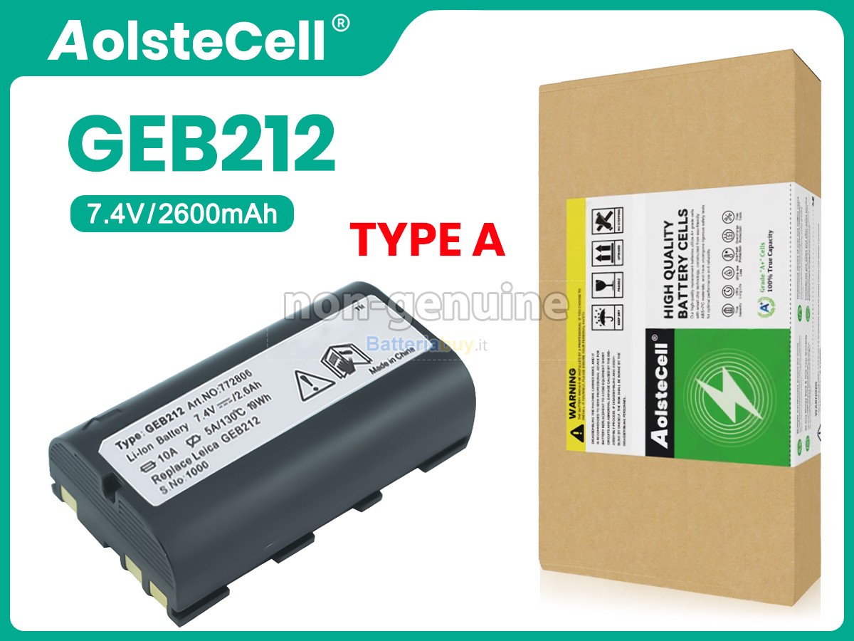 Batteria per Leica FLEXLINE TS09