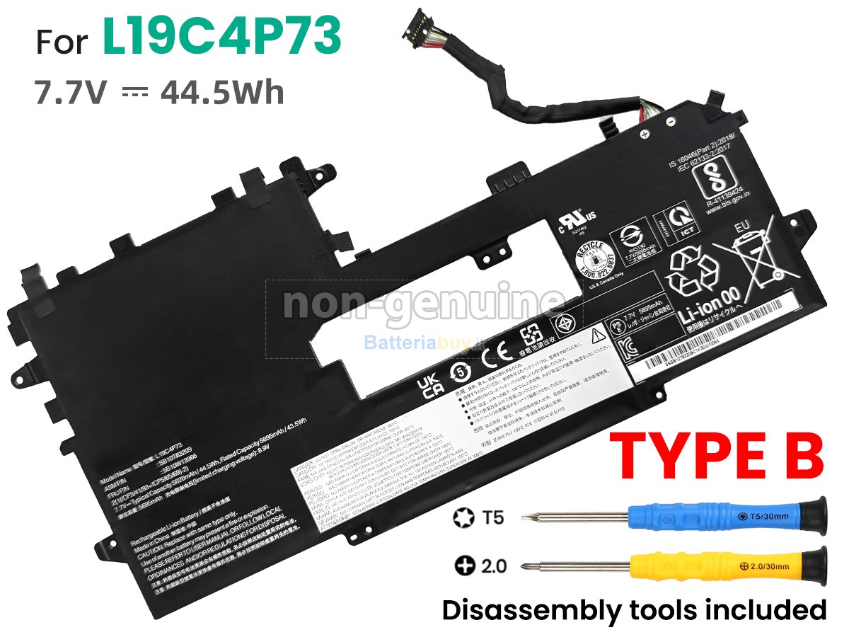 Batteria per Lenovo 5B10W13966