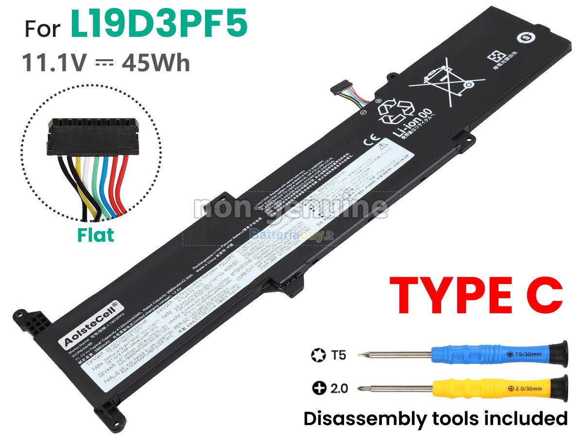 Batteria per Lenovo V15 G1-IML-82NB0046GE