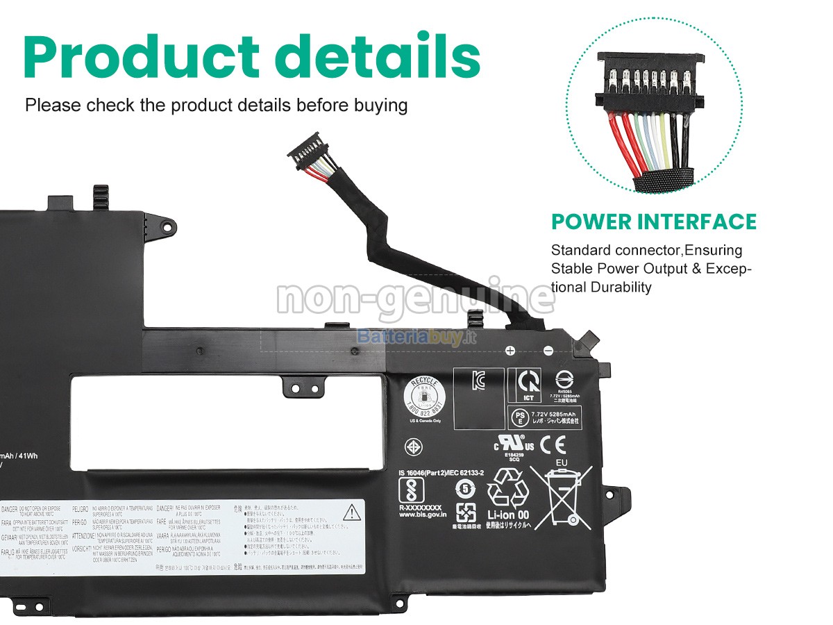 Batteria per Lenovo 5B10W13966