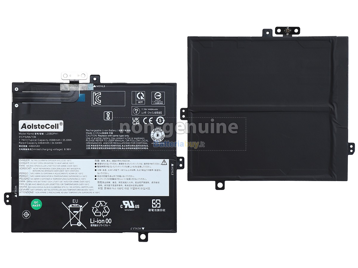 Batteria per Lenovo IdeaPad DUET 3 11IAN8-82XK