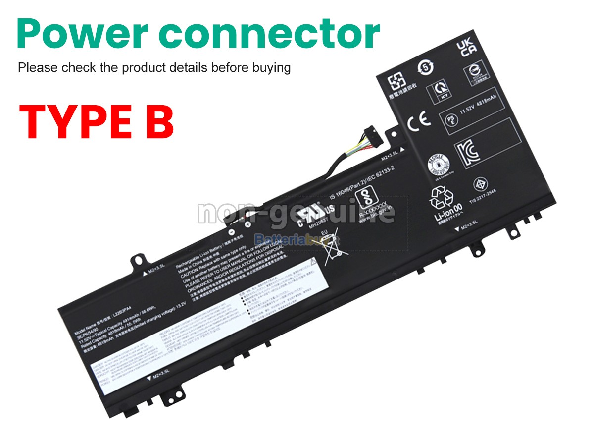 Batteria per Lenovo IdeaPad SLIM 5 16ABR8-82XG006DUK