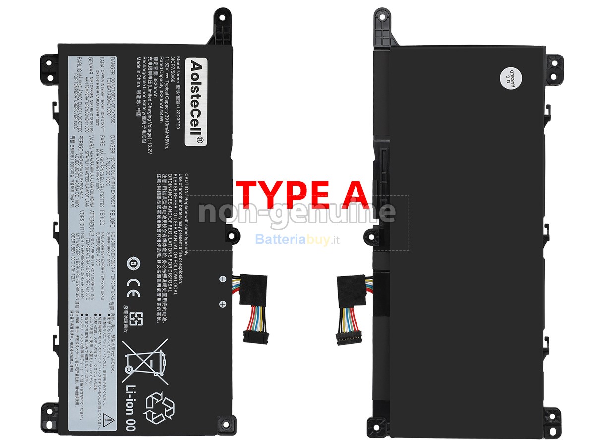 Batteria per Lenovo THINKBOOK 16 G6 IRL-21KH001TAT
