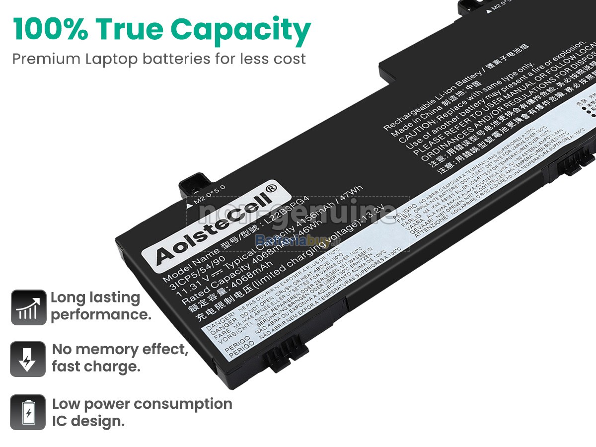 Batteria per Lenovo L22D3PG4