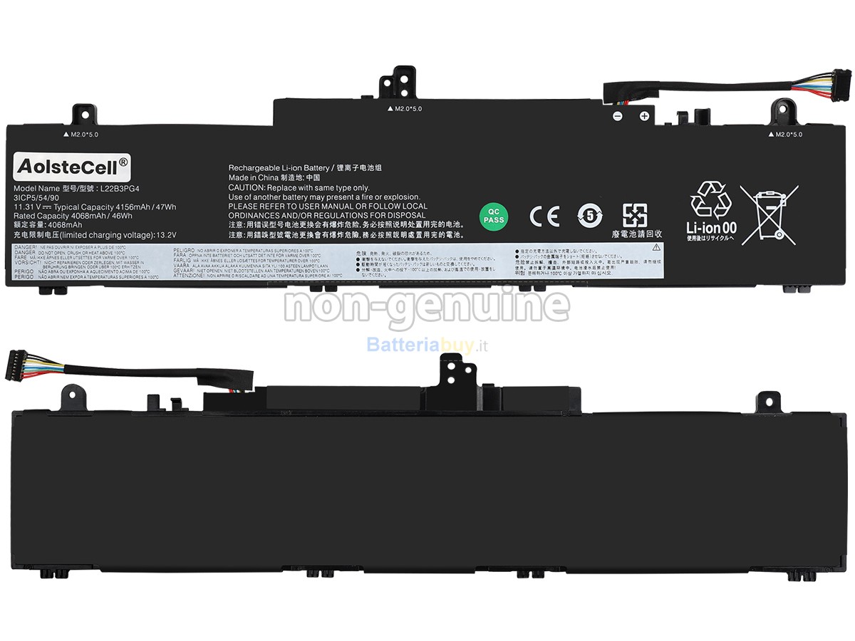 Batteria per Lenovo L22D3PG4