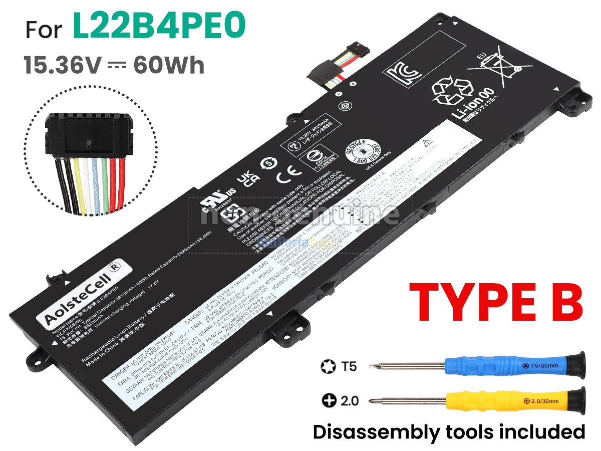 Batteria per Lenovo THINKBOOK 16 G6 ABP-21KK002PLT