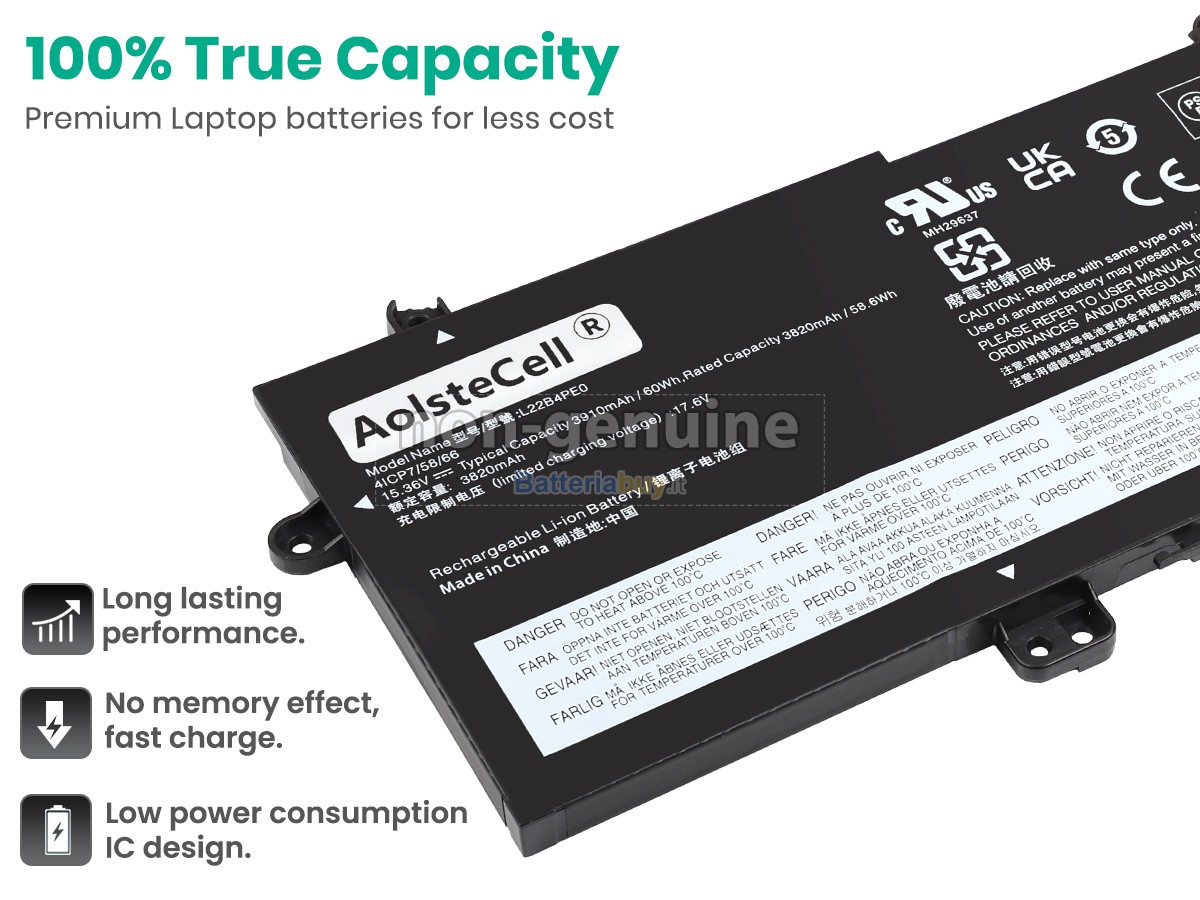 Batteria per Lenovo THINKBOOK 16 G6 ABP-21KK002PLT
