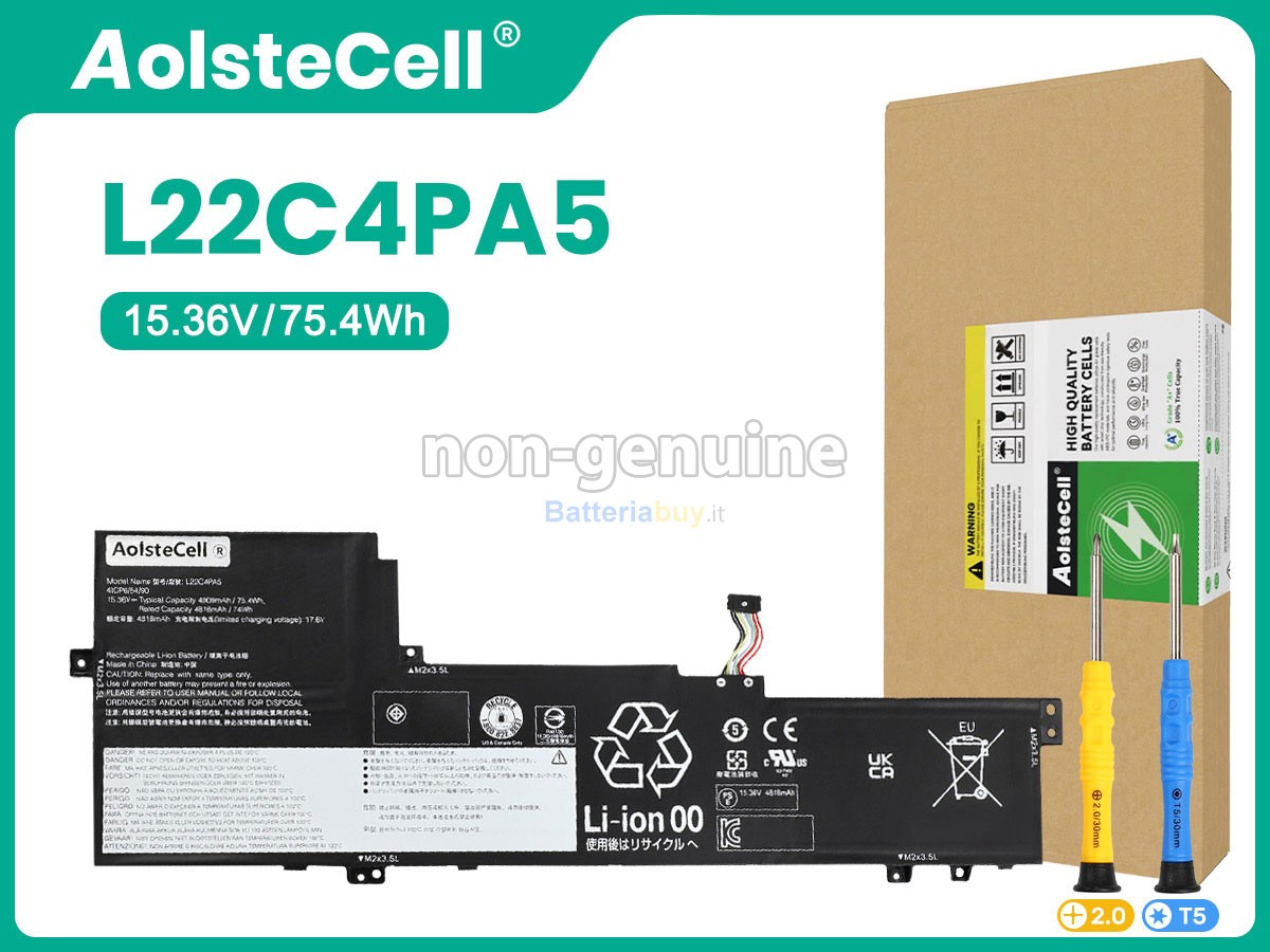 Batteria per Lenovo L22L4PA5