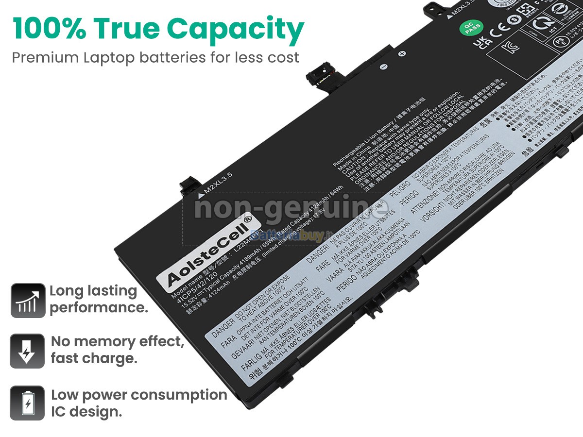 Batteria per Lenovo YOGA SLIM 6 14IAP8-82WU