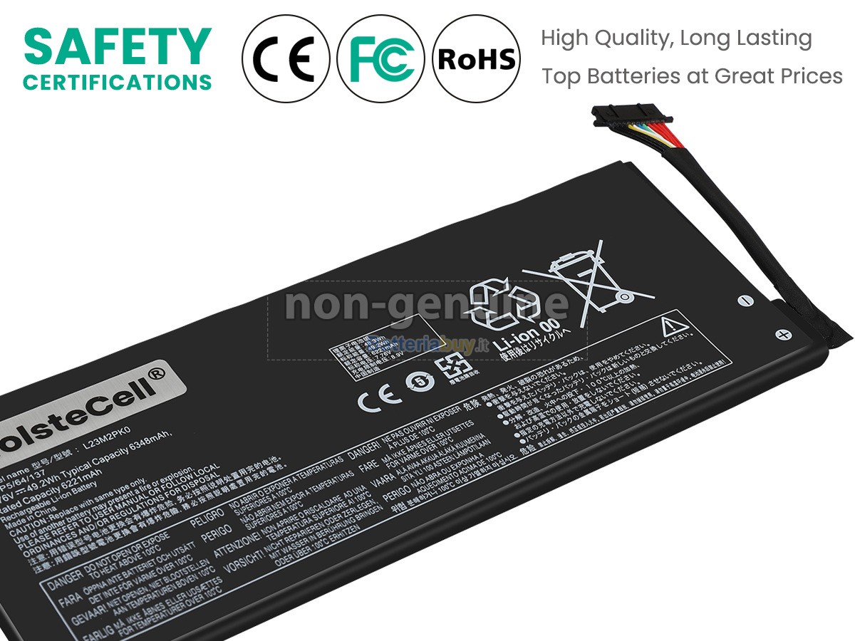 Batteria per Lenovo SB11M36297